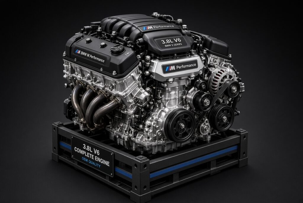 Crate Complete Engine 3.8L V6 Compatible with BMW 5 Series