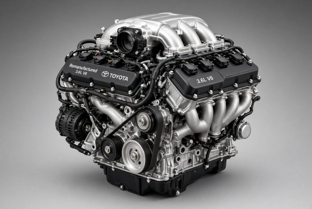 Remanufactured Complete Engine 3.6L V6 Compatible with Toyota Tundra