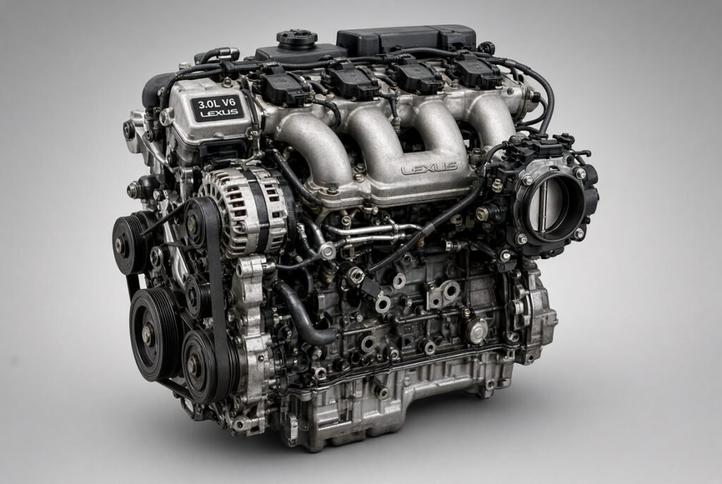 Used Complete Engine 3.0L V6 Compatible with Lexus IS
