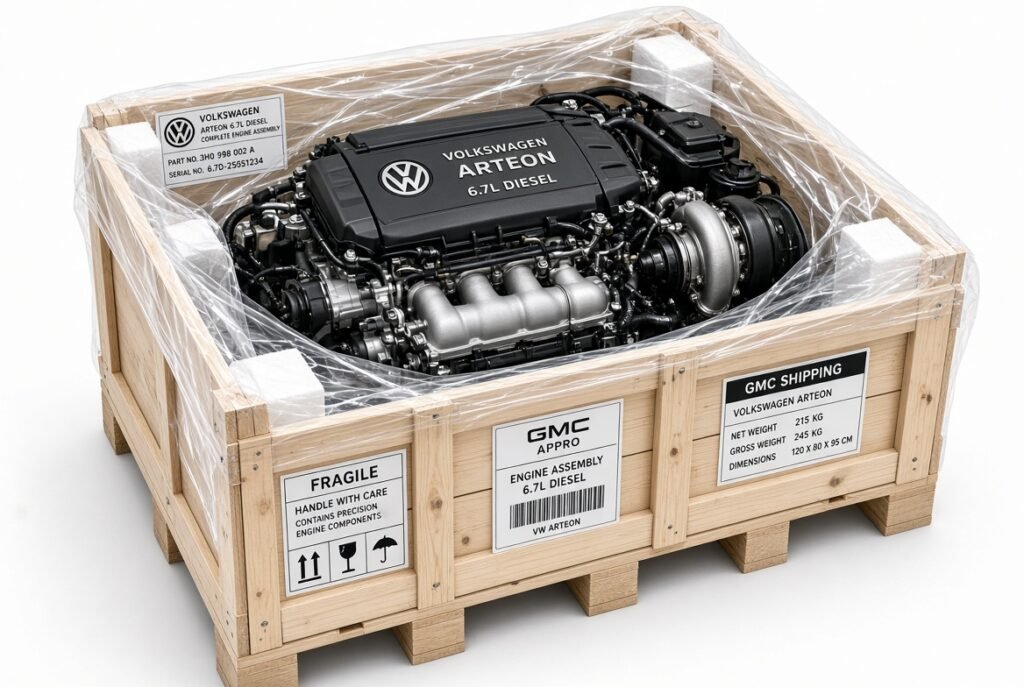 Volkswagen Arteon 6.7L Diesel Complete Engine Assembly - Crate